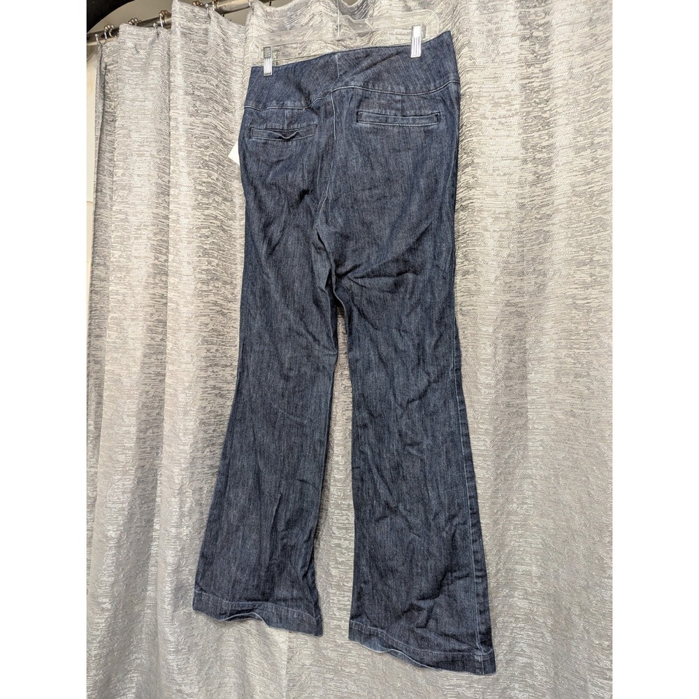 Battery Park Bootcut Denim Jeans Y2K Womens 8 Tall Dark Wash - Picture 5 of 7